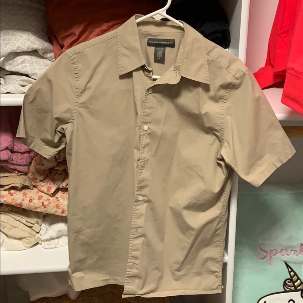 Banana Republic Men’s Short Sleeves Shirt Medium